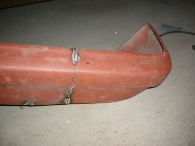 Puskuri lyhennetty ja hitsattu taas kasaan