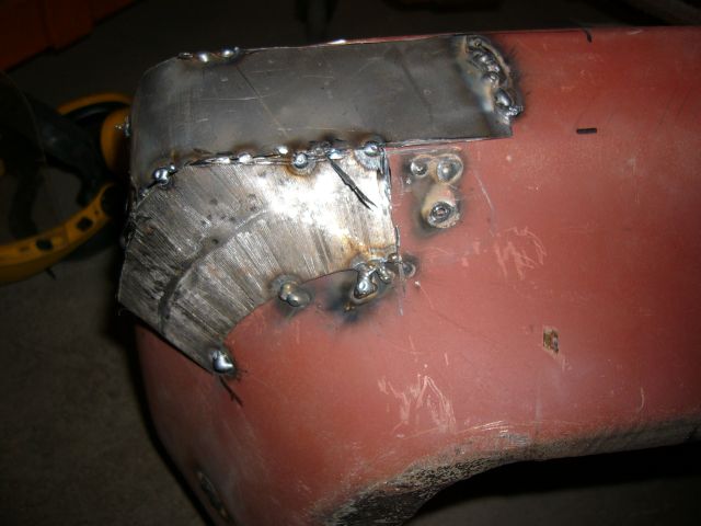 Puskurin kulman muotoilua